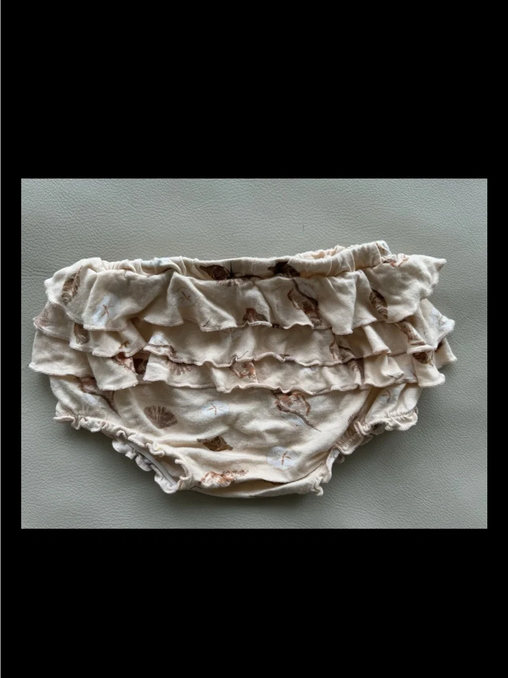 LOT Milkbarn Baby Bamboo Ruffle Butt Bloomers 6-12 Months $78